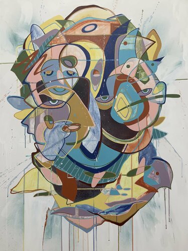 explore some options / I’ll let you be in my dream if I can be in yours van Eric Wixon, Schilderij te koop op Singulart