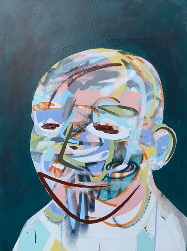 observations of inner listening van Eric Wixon, Schilderij te koop op Singulart