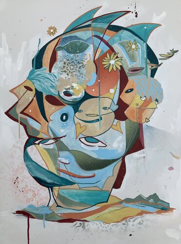 sidewinds / always take some time just to wander di Eric Wixon, Pittura in vendita su Singulart