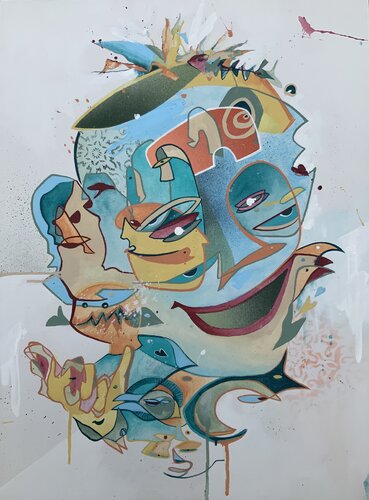 Adventurous Outcomes van Eric Wixon, Schilderij te koop op Singulart