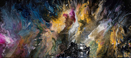Creation by Explosion de Camilla Debora Hus, Pintura a la venta en Singulart