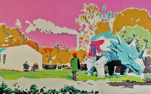 Another World by Georg Dienz, Painting for Sale on Singulart