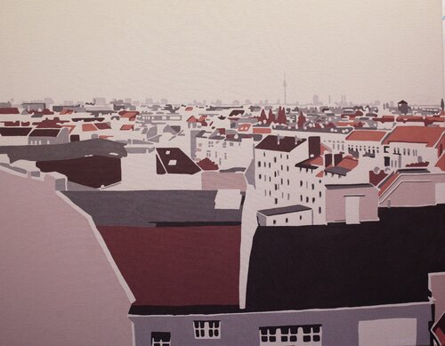 Klunkerkranich by Georg Dienz, Painting for Sale on Singulart