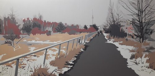 Alone in the dark by Georg Dienz, Painting for Sale on Singulart