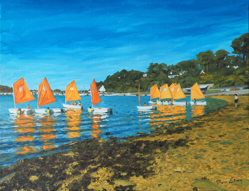 L'école de voile di Marc Etien, Pittura in vendita su Singulart