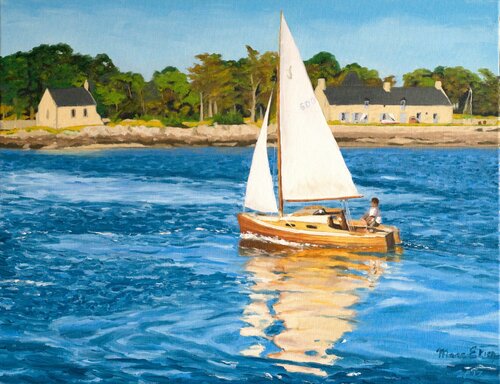 Reflets du Golfe di Marc Etien, Pittura in vendita su Singulart