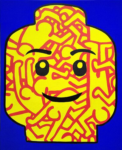 Lego Haring von Wawapod, Malerei kaufen auf Singulart