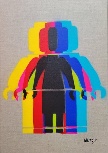 Multi lego Lin Naturel von Wawapod, Malerei kaufen auf Singulart