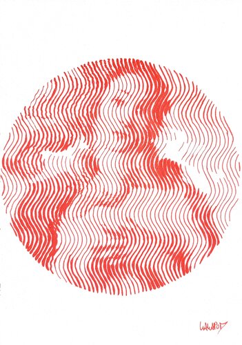 Venus Boticelli Rouge by Wawapod, Painting for Sale on Singulart