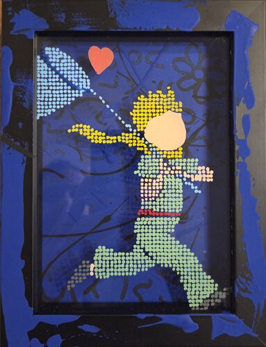 Petit prince attrappe coeur Box 3D by Wawapod, Painting for Sale on Singulart