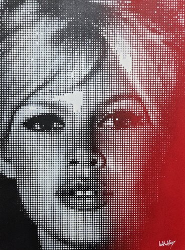 Bardot Rouge Noir von Wawapod, Malerei kaufen auf Singulart