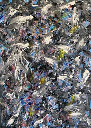 I petali danzanti par STEFANIA GAGLIARDI, Peinture en vente sur Singulart