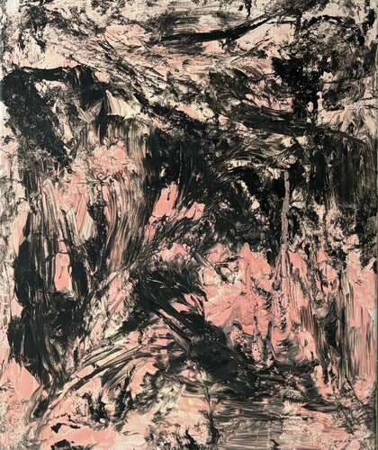 Pink black di STEFANIA GAGLIARDI, Pittura in vendita su Singulart