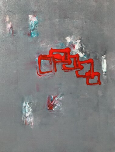 Rosso lacca par STEFANIA GAGLIARDI, Peinture en vente sur Singulart