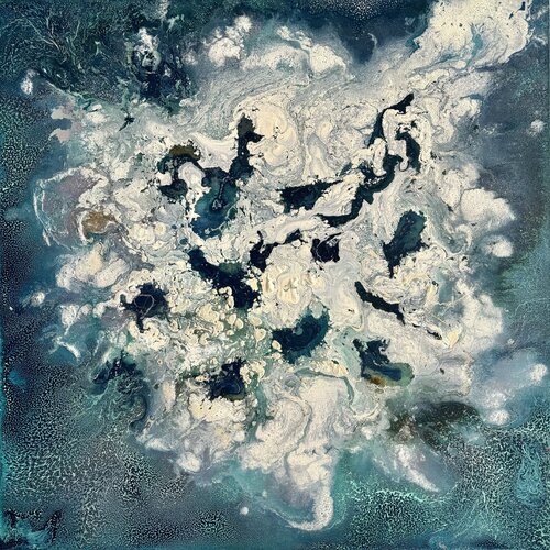 Evanescenza turchese di STEFANIA GAGLIARDI, Pittura in vendita su Singulart