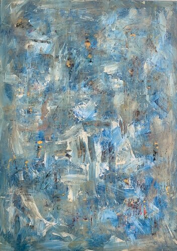 Light blue di STEFANIA GAGLIARDI, Pittura in vendita su Singulart