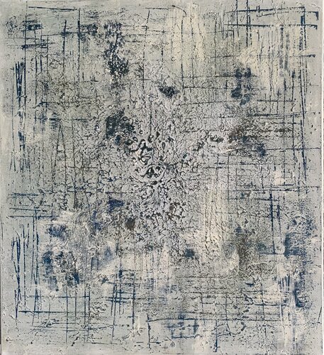 Segmenti blu di STEFANIA GAGLIARDI, Pittura in vendita su Singulart