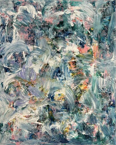 Onde di fiori de STEFANIA GAGLIARDI, Pintura a la venta en Singulart