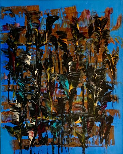 Le piume di colori di STEFANIA GAGLIARDI, Pittura in vendita su Singulart