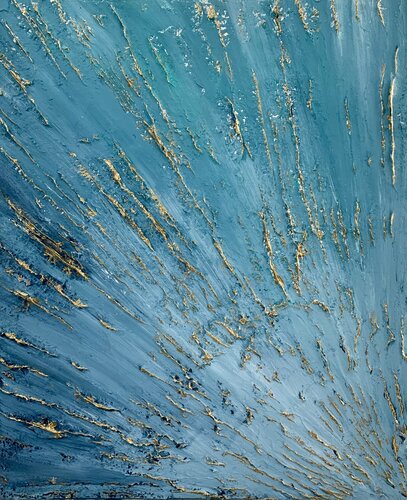 I raggi dorati di STEFANIA GAGLIARDI, Pittura in vendita su Singulart