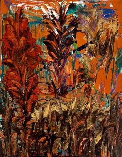 Flowers van STEFANIA GAGLIARDI, Schilderij te koop op Singulart