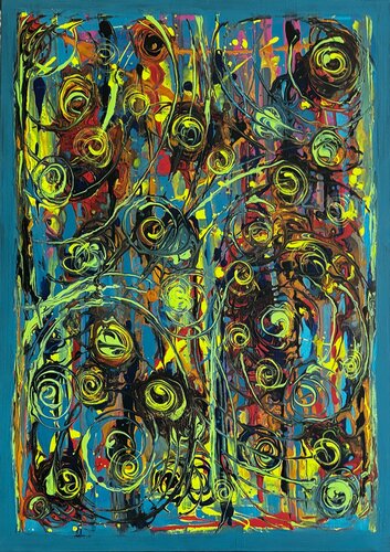 Le stelle filanti by STEFANIA GAGLIARDI, Painting for Sale on Singulart