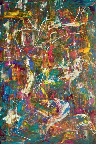 Colori in movimento van STEFANIA GAGLIARDI, Schilderij te koop op Singulart