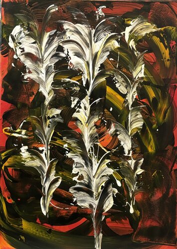 I gigli bianchi di STEFANIA GAGLIARDI, Pittura in vendita su Singulart