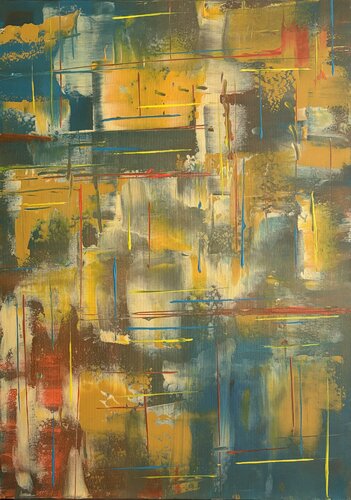 Segmenti sospesi di STEFANIA GAGLIARDI, Pittura in vendita su Singulart
