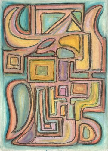 Geometrie d ‘artista von STEFANIA GAGLIARDI, Malerei kaufen auf Singulart