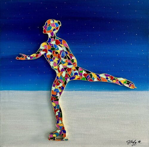 Olympia on ice par STEFANIA GAGLIARDI, Peinture en vente sur Singulart