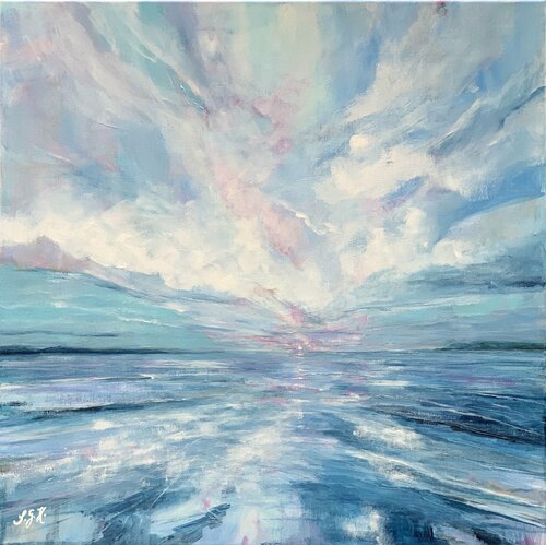 A New Day Begins di Sandra Gebhardt-Höpfner, Pittura in vendita su Singulart