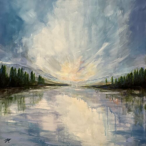 Twilight At The Lake Sandra Gebhardt-Höpfner
