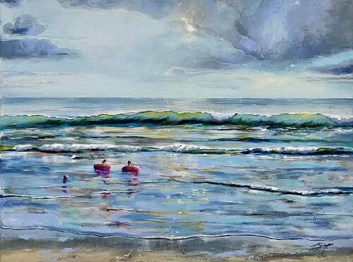 Summertime 1 di Sandra Gebhardt-Höpfner, Pittura in vendita su Singulart
