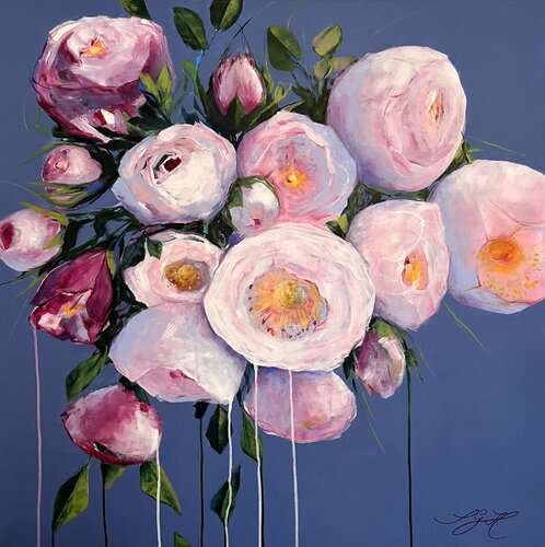 Big Flowers 4 di Sandra Gebhardt-Höpfner, Pittura in vendita su Singulart