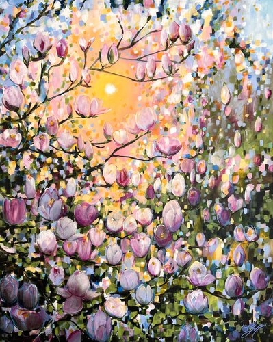 A Promise Of Spring 1 di Sandra Gebhardt-Höpfner, Pittura in vendita su Singulart