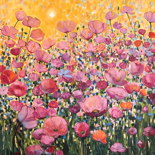 Summer Garden 5 di Sandra Gebhardt-Höpfner, Pittura in vendita su Singulart