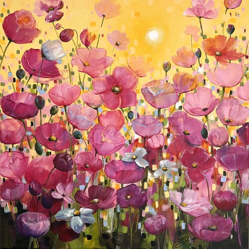 Summer Garden 6 di Sandra Gebhardt-Höpfner, Pittura in vendita su Singulart