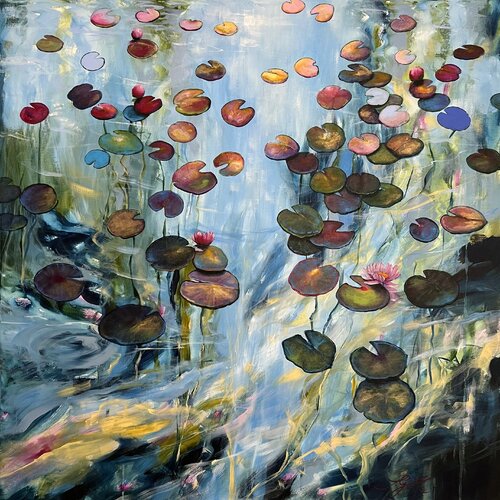 Floating 3 von Sandra Gebhardt-Höpfner, Malerei kaufen auf Singulart