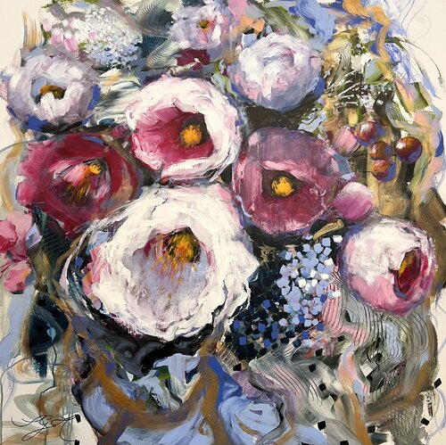 Unexpected Courage 1 by Sandra Gebhardt-Höpfner, 油畫 for Sale on Singulart