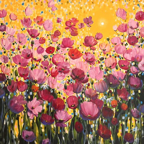 Summer Garden 11 von Sandra Gebhardt-Höpfner, Malerei kaufen auf Singulart