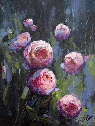 My Roses 3 von Sandra Gebhardt-Höpfner, Malerei kaufen auf Singulart