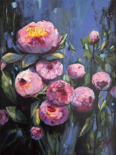 My Roses 4 von Sandra Gebhardt-Höpfner, Malerei kaufen auf Singulart
