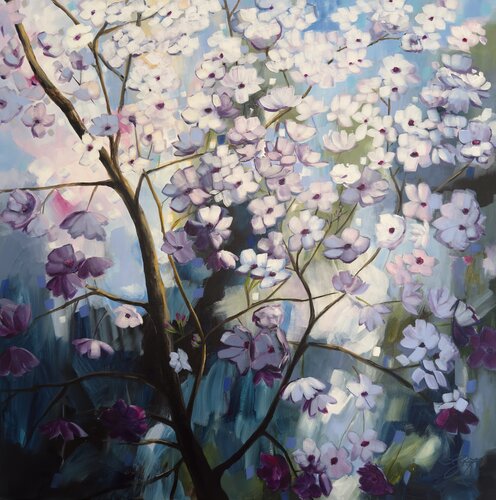 New Beginnings 1 di Sandra Gebhardt-Höpfner, Pittura in vendita su Singulart