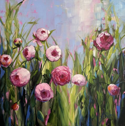 My Roses 1 von Sandra Gebhardt-Höpfner, Malerei kaufen auf Singulart