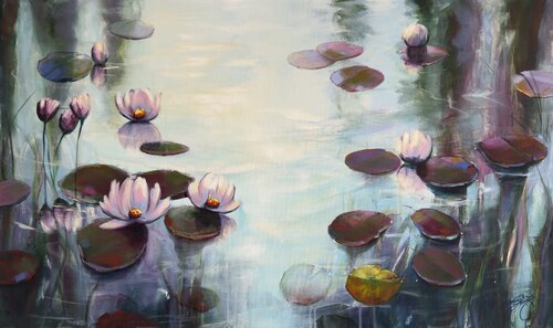 Serenity 10 van Sandra Gebhardt-Höpfner, Schilderij te koop op Singulart