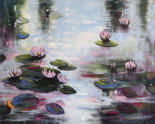 Happy Serenity 1 di Sandra Gebhardt-Höpfner, Pittura in vendita su Singulart