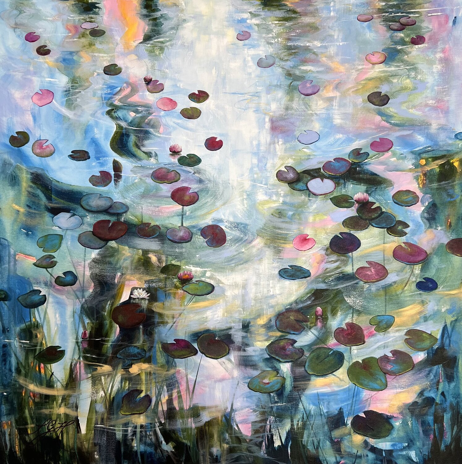Happy At The Pond 8 Sandra Gebhardt-Höpfner