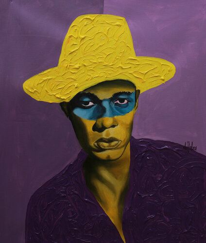 Youth Diaries ,"Shades and Hats" 9 de Theophilus Tetteh, Pintura a la venta en Singulart
