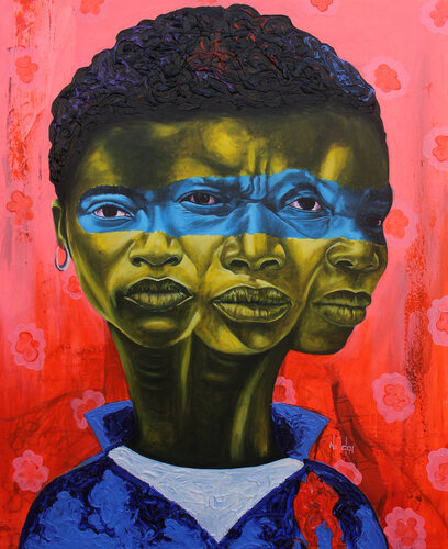 As the years go by di Theophilus Tetteh, Pittura in vendita su Singulart